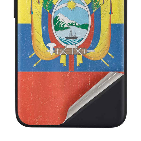 Ecuador Flag Distressed Google Pixel 4a Skin